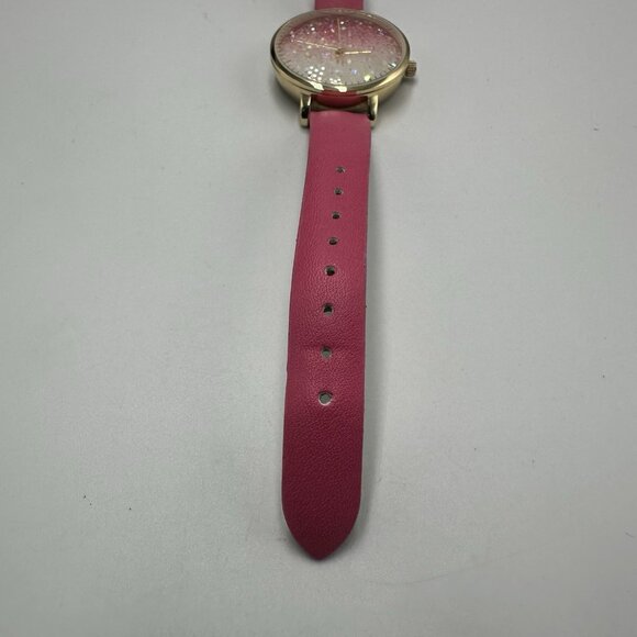 3/$30 INC International Concepts Watch Women Gold Tone Pink White Dial 9" - Picture 4 of 13